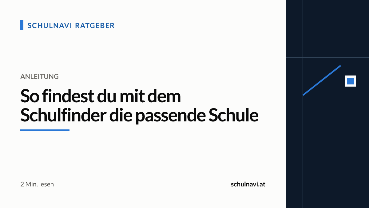 Titelbild zum Ratgeber „So findest du mit dem Schulfinder die passende Schule“
